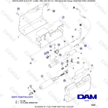 MERCRUISER 5.7LX EFI -...