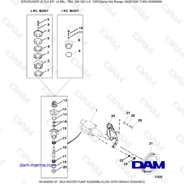 MERCRUISER 5.7LX EFI -...