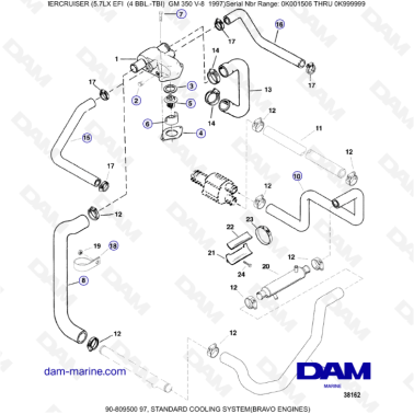 MERCRUISER 5.7LX EFI -...