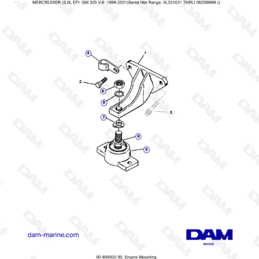 MERCRUISER 5.0L EFI -...