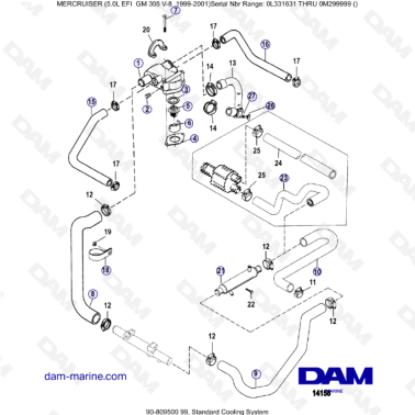 MERCRUISER 5.0L EFI -...
