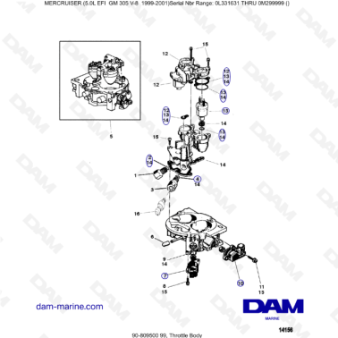 MERCRUISER 5.0L EFI -...