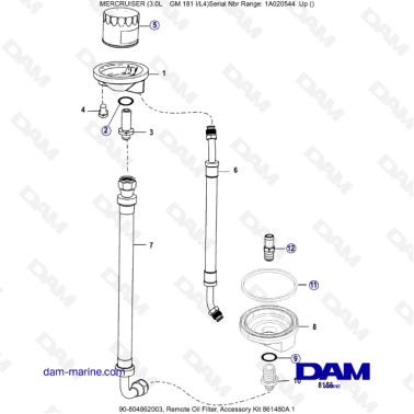 MERCRUISER 3.0L GM181 -...