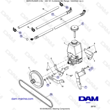 MERCRUISER 3.0L GM181 -...