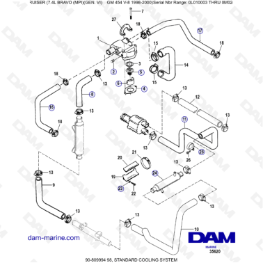 MERCRUISER 7.4L BRAVO MPI...