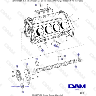 8.2L MIE MPI GM502 - Bloque...