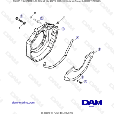 MERCRUISER 7.4L MPI MIE -...
