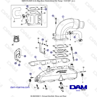 MERCRUISER 8.1L 496 MAG -...