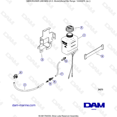 MERCRUISER 8.1L 496 MAG HO...
