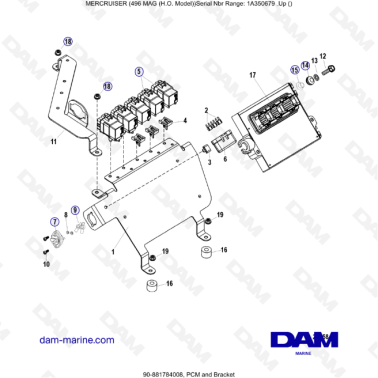 MERCRUISER 8.1L 496 MAG HO...