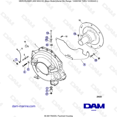 MERCRUISER 8.1L 496 MAG EC...