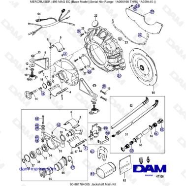 MERCRUISER 8.1L 496 MAG EC...
