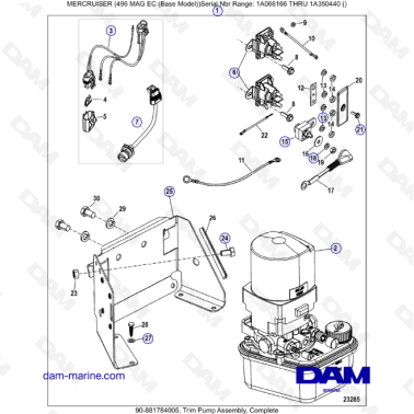 MERCRUISER 8.1L 496 MAG EC...