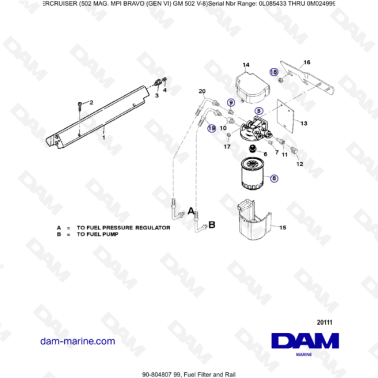 MERCRUISER 502 MAG MPI -...