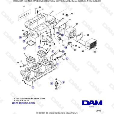 MERCRUISER 502 MAG MPI -...