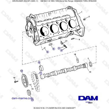 MERCRUISER 502 EFI -...