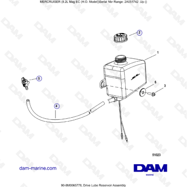 MERCRUISER 8.2L MAG HO EC -...