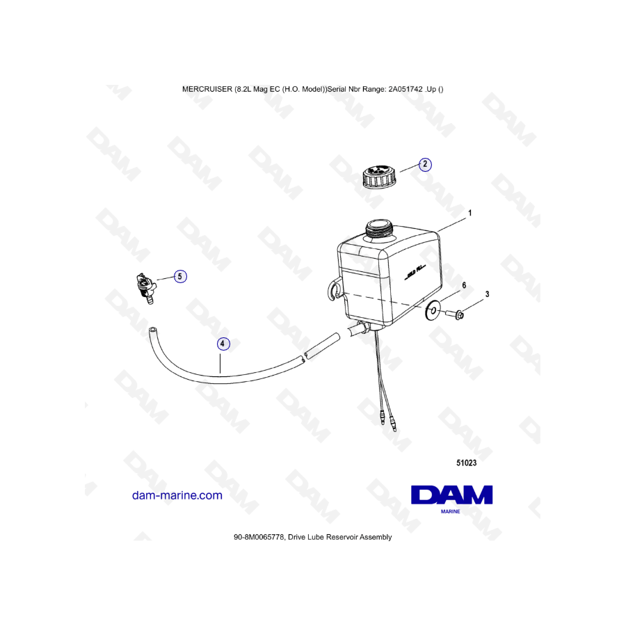 MERCRUISER 8.2L MAG HO EC - Drive lube