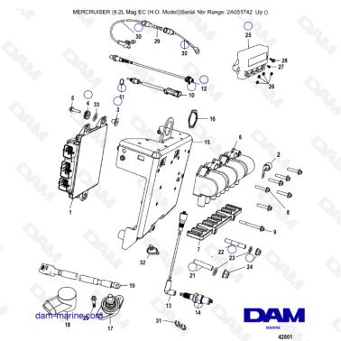 MERCRUISER 8.2L MAG HO EC -...
