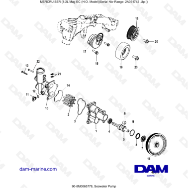 MERCRUISER 8.2L MAG HO EC -...