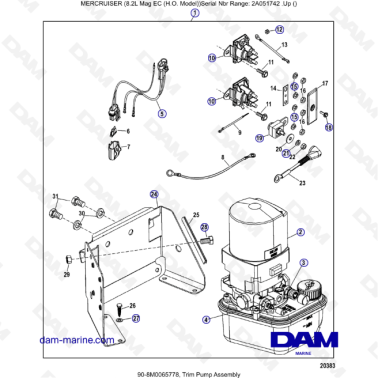 MERCRUISER 8.2L MAG HO EC -...