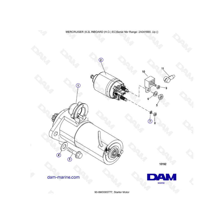 MERCRUISER 8.2L INBOARD EC HO - Bomba de agua de mar 
