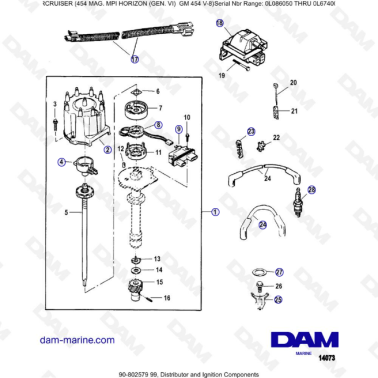 MERCRUISER 454 MAG MPI...