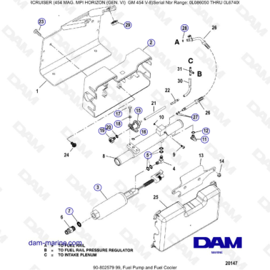 MERCRUISER 454 MAG MPI...