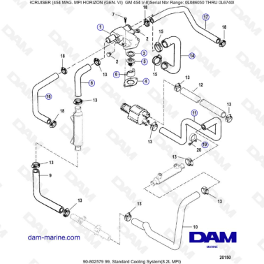 MERCRUISER 454 MAG MPI...
