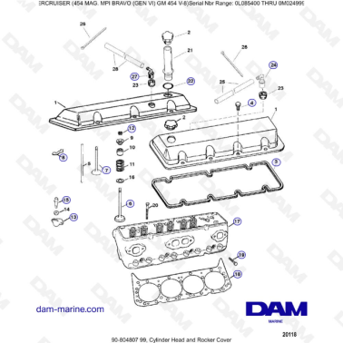 MERCRUISER 454 MAG MPI -...