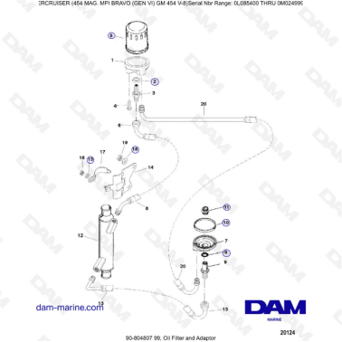 MERCRUISER 454 MAG MPI -...