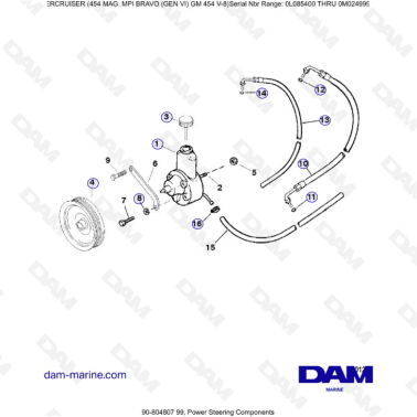 MERCRUISER 454 MAG MPI -...