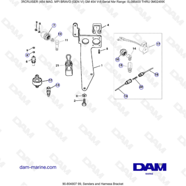 MERCRUISER 454 MAG MPI -...