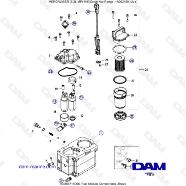 MERCRUISER 6.2L MPI MIE -...