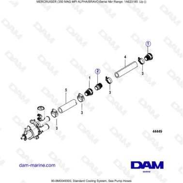 MERCRUISER 350 MAG MPI -...