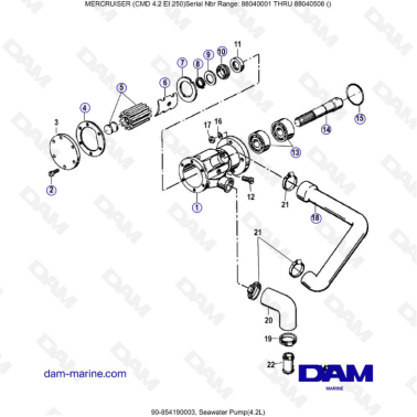 MERCRUISER CMD 4.2 EI 250 -...