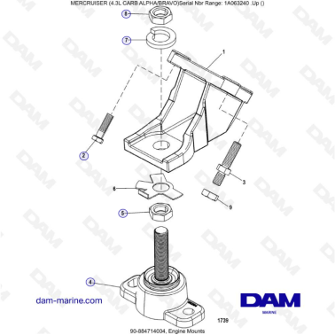 MERCRUISER 4.3L CARB (ALPHA...
