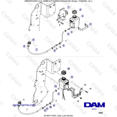 MERCRUISER 4.3L CARB (ALPHA...