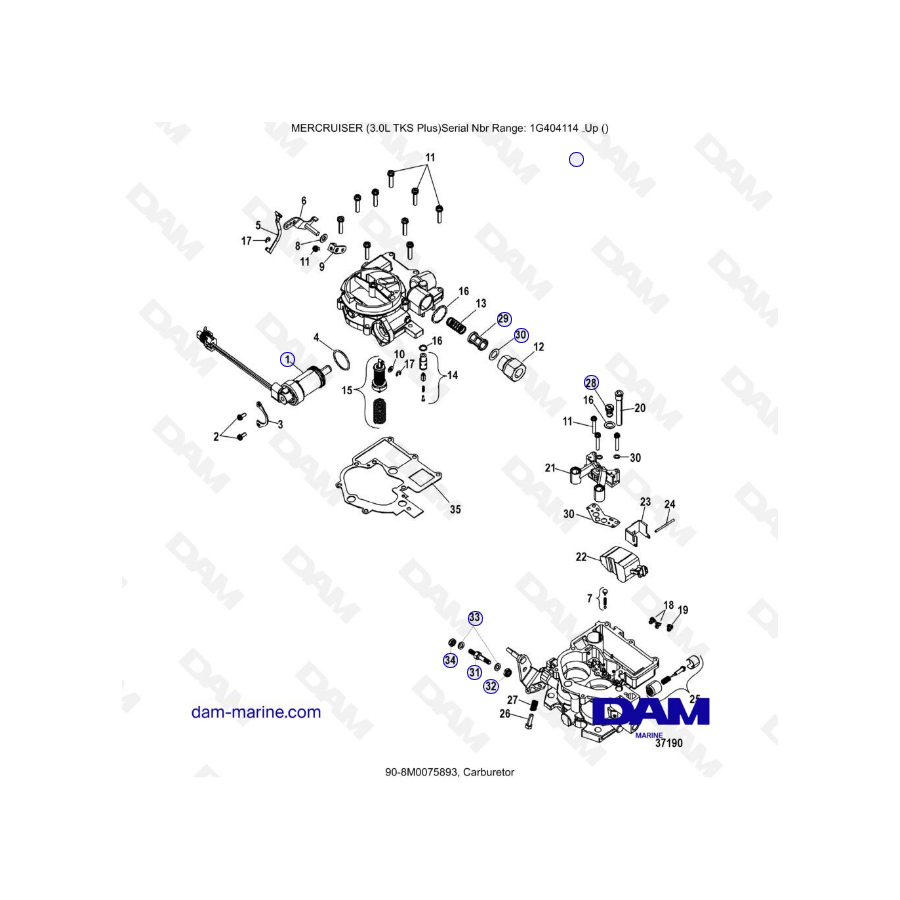 MERCRUISER 3.0L TKS -
