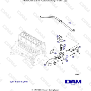 MERCRUISER 3.0L TKS -...