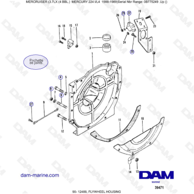MERCRUISER 3.7LX - Caja del...