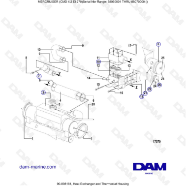 MERCRUISER CMD 4.2 EI 270 -...