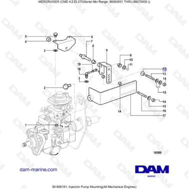 MERCRUISER CMD 4.2 EI 270 -...