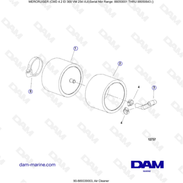 MERCRUISER CMD 4.2 EI 300 -...