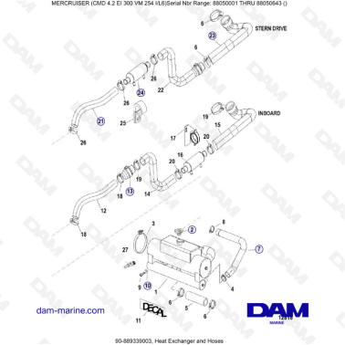 MERCRUISER CMD 4.2 EI 300 -...