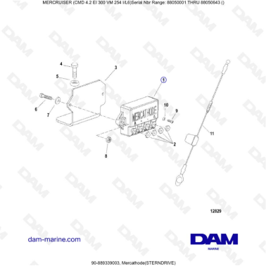 MERCRUISER CMD 4.2 EI 300 - Mercathode