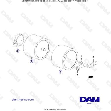MERCRUISER CMD 4.2 ES 250 -...