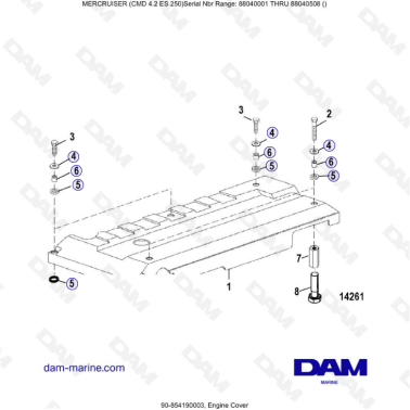 MERCRUISER CMD 4.2 ES 250 -...