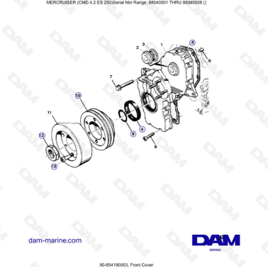 MERCRUISER CMD 4.2 ES 250 -...