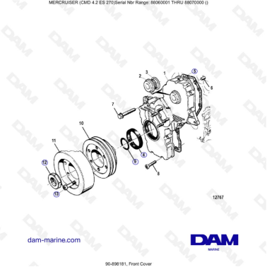 MERCRUISER CMD 4.2 ES 270 -...